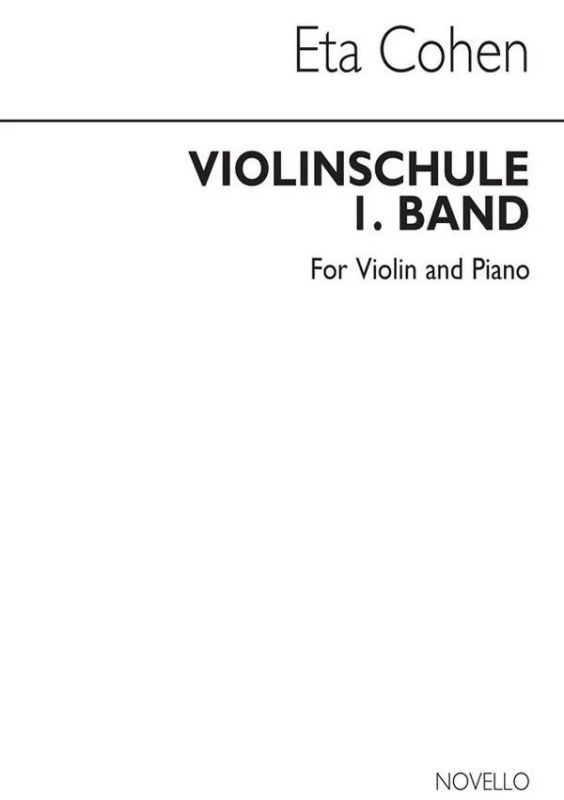 Violin Method Book 1 (German) Piano