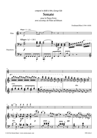 Ferdinand Ries: Sonate
