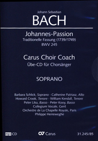 Johann Sebastian Bach: Johannespassion BWV 245