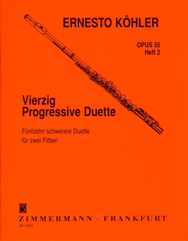 Ernesto Köhler - Vierzig progressive Duette, Heft 2 op. 55