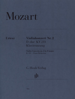 Wolfgang Amadeus Mozart: Violin Concerto no. 2 D major K. 211