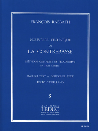 François Rabbath - Nouvelle technique de la contrebasse 3