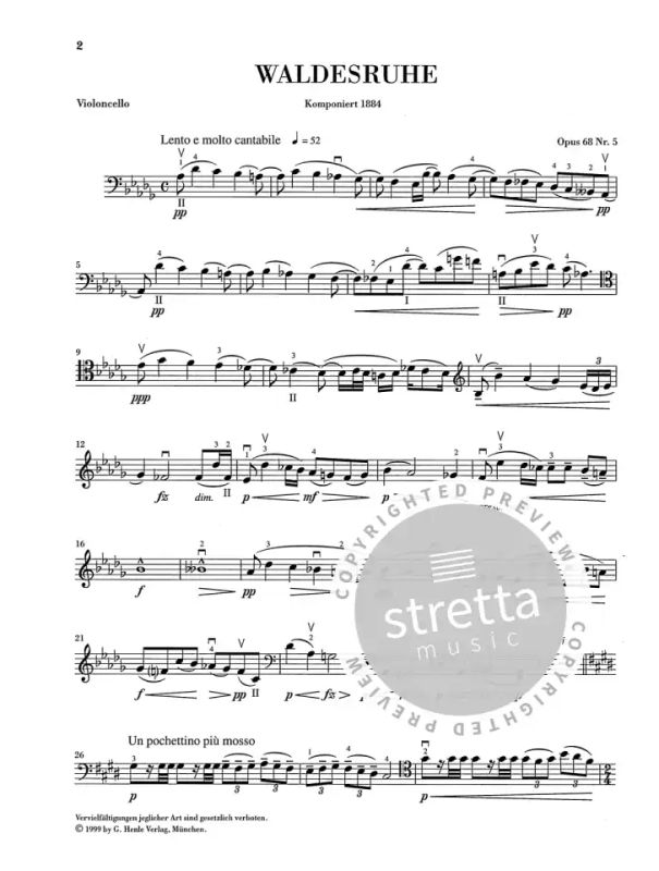 Antonín Dvořák - Silent Woods op. 68/5