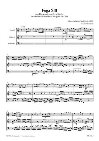 Johann Sebastian Bach: Fuga XIII