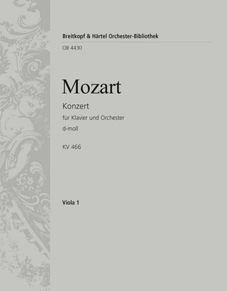 Wolfgang Amadeus Mozart - Konzert für Klavier und Orchester Nr. 20 d-Moll KV 466