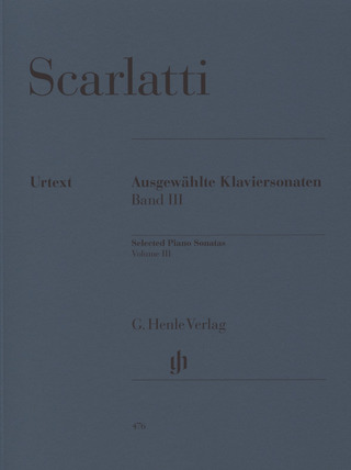 Domenico Scarlatti - Sonates choisies pour piano III