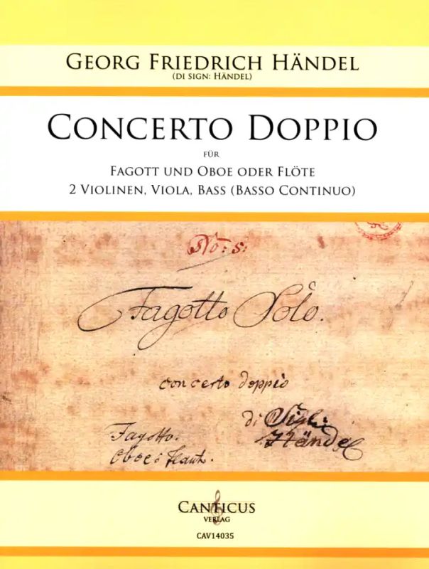 Georg Friedrich Haendel - Concerto doppio