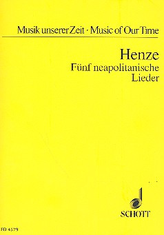 Hans Werner Henze - Cinque canzoni napoletane