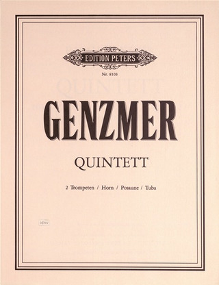 Harald Genzmer: Quintett für 2 Trompeten, Horn, Posaune und Tuba