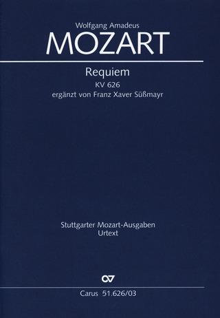 Wolfgang Amadeus Mozart: Requiem d-Moll KV 626