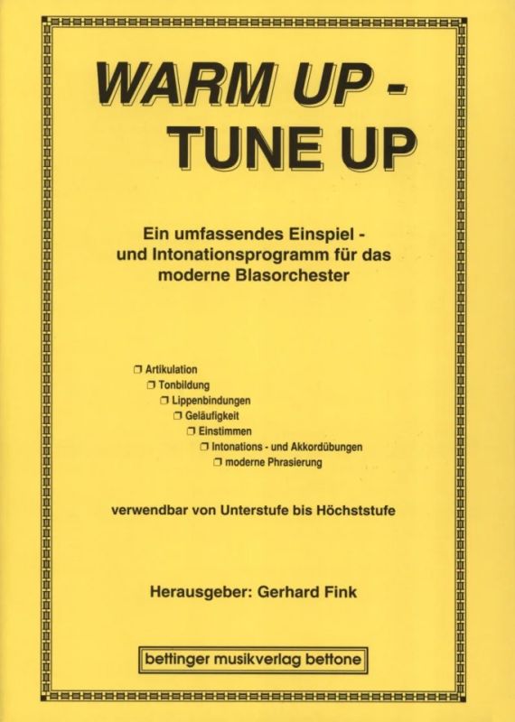 Fink Gerhard - Warm up - tune up