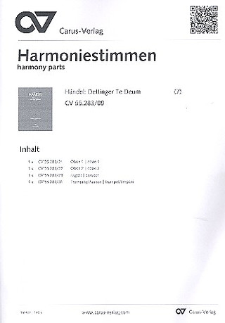 Georg Friedrich Händel - Te Deum for the Victory of Dettingen HWV 283