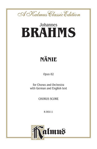 Johannes Brahms - Nanie-Nenia