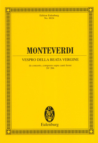Claudio Monteverdi - Vespro della Beata Vergine SV 206