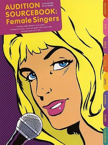Audition Sourcebook For Female Singers Book/2Cd