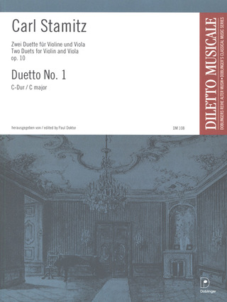 Carl Stamitz: Duetto Nr. 1 C-Dur op. 10