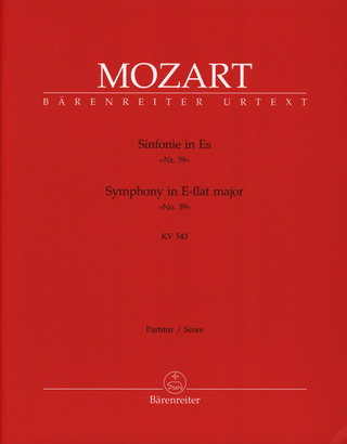 Wolfgang Amadeus Mozart: Symphony no. 39 in E-flat major K. 543