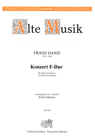 Franz Danzi - Konzert für Fagott und Orchester F-Dur