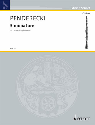 Krzysztof Penderecki - 3 miniature