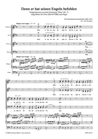 Felix Mendelssohn Bartholdy - Denn er hat seinen Engeln befohlen