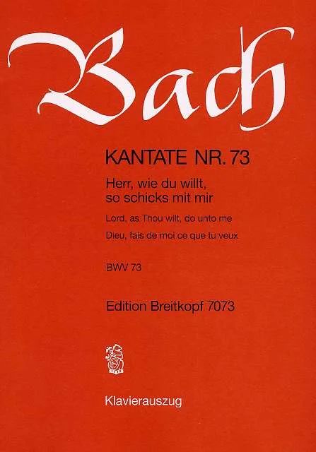 Johann Sebastian Bach - Lord as Thou wilt do unto me