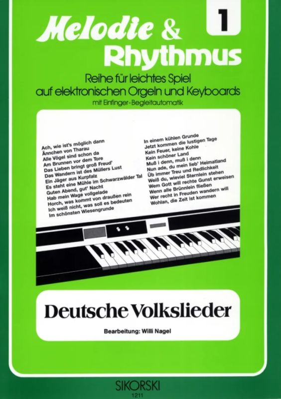 Willi Nagel - Melodie & Rhythmus, Heft 1: Deutsche Volkslieder