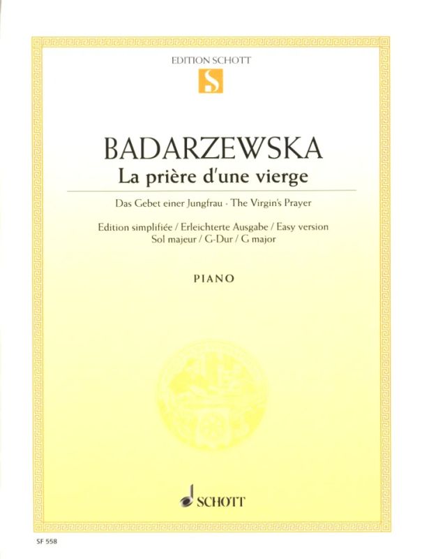 Tekla Bądarzewska - The Virgin's Prayer G major