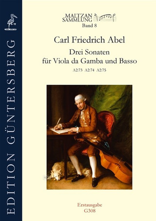 Carl Friedrich Abel - Drei Gambensonaten für Viola da Gamba und Basso