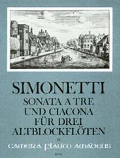 Simonetti Giovanni Paolo - Sonate A Tre + Ciacona
