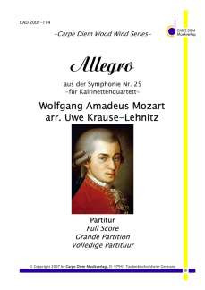 Wolfgang Amadeus Mozart - Allegro Aus Sinfonie 25
