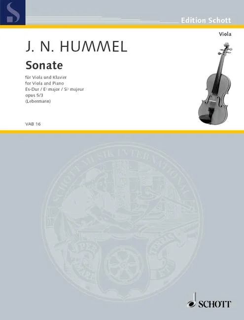 Johann Nepomuk Hummel - Sonate Es-Dur