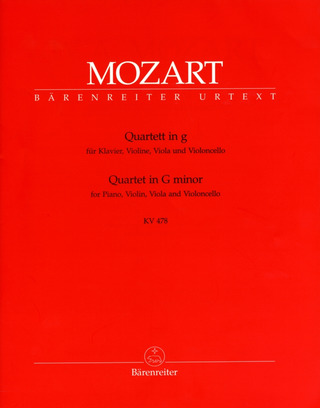 Wolfgang Amadeus Mozart: Quartett g-Moll KV 478