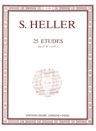 Stephen Heller - Etudes (25) Op.47 (2 volumes réunis)