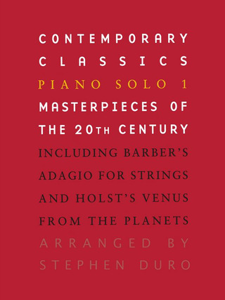 Stephen Duro: Contemporary Classics – Piano Solo 1