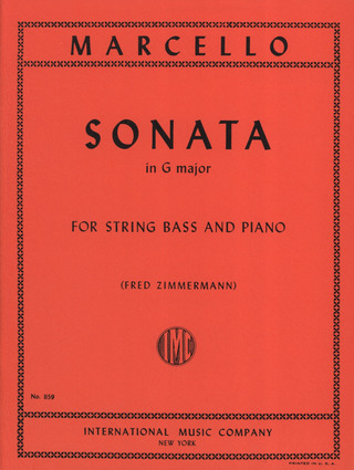 Benedetto Marcello - Sonata Sol (Zimmermann)