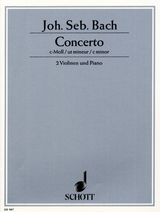 Johann Sebastian Bach - Concerto c-Moll BWV 1060
