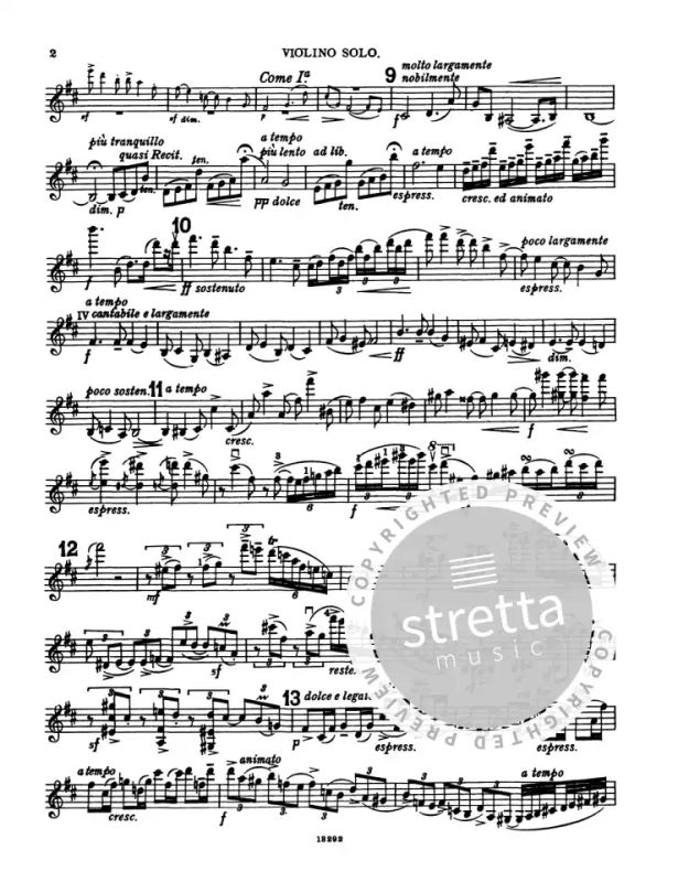 Violin Concerto Op.61 from Edward Elgar | buy now in the Stretta 