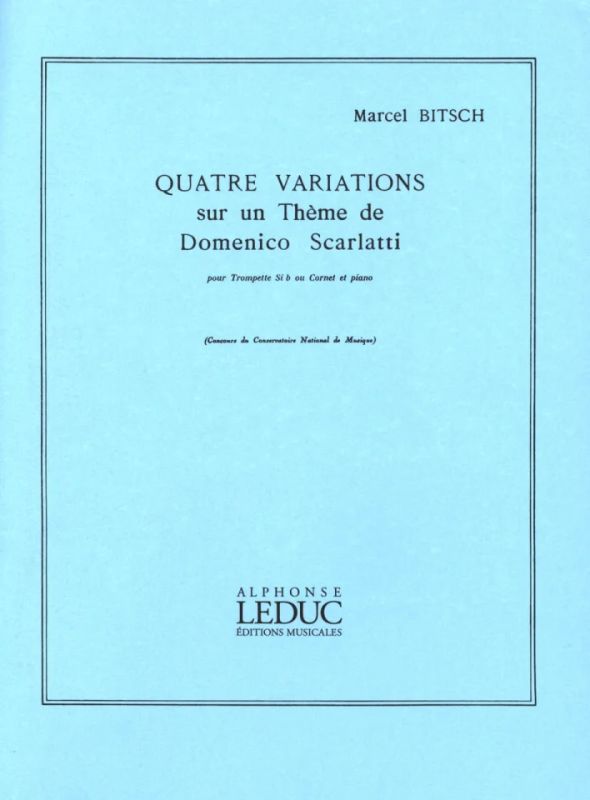 Marcel Bitsch - 4 Variations Sur Un Theme De D Scarlatti