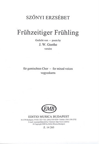 Erzsébet Szőnyi - Frühzeitiger Frühling