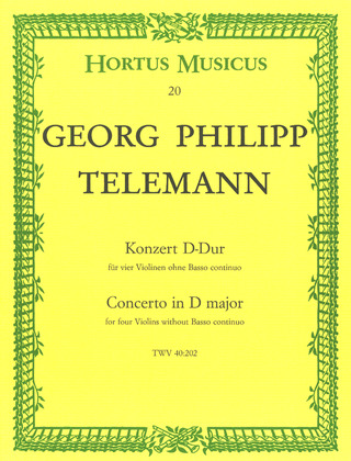 Georg Philipp Telemann - Konzert D-Dur TWV 40:202