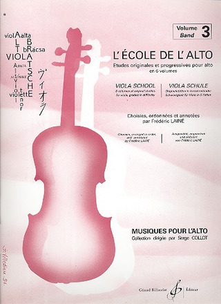 Frédéric Lainé - L'Ecole De L'Alto Volume 3