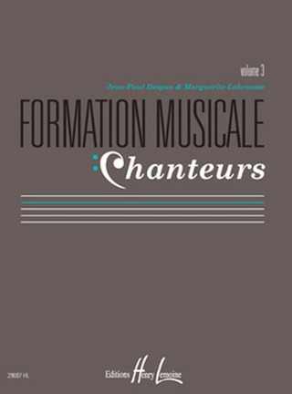 Marguerite Labrousse et al.: Formation musicale chanteurs 3