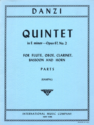 Franz Danzi: Quintett E-Moll Op 67/2
