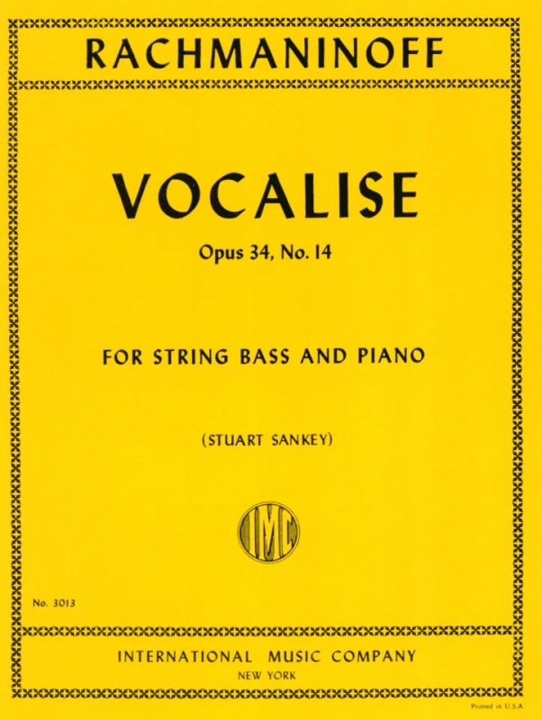 Sergei Rachmaninow - Vocalise Op.34/14