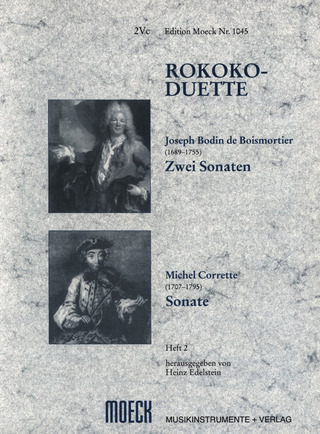 Boismortier Joseph Bodin De + Corrette M. - Rokoko-Duette, Heft II: 3 Sonaten