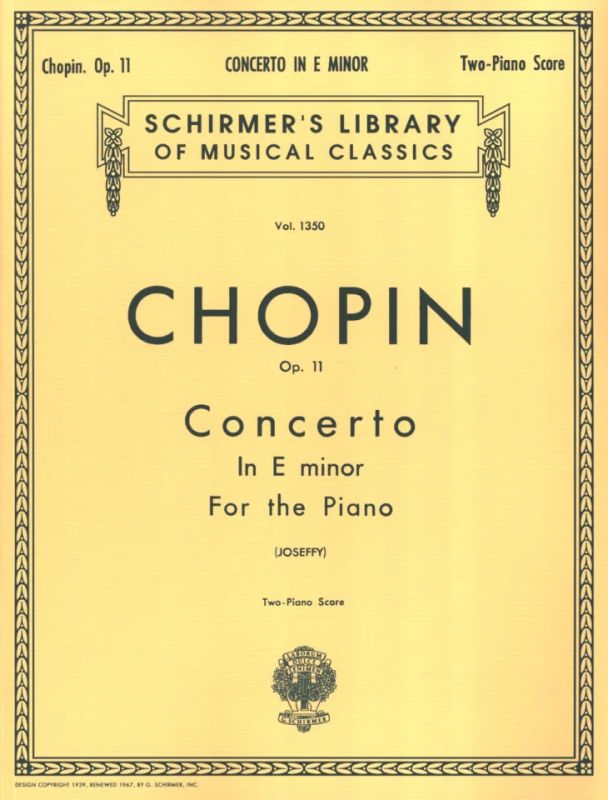 Frédéric Chopiny otros. - Concerto No. 1 in E Minor, Op. 11