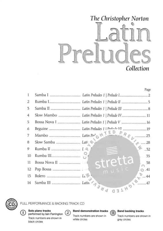 The Christopher Norton Latin Preludes Collection (1)