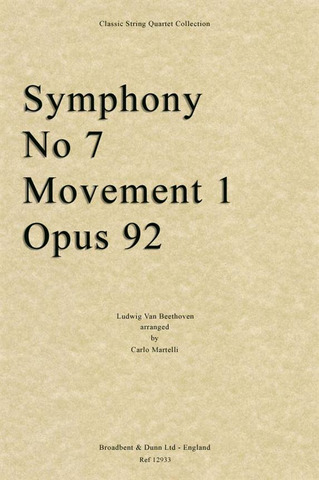 Ludwig van Beethoven - Symphony No. 7 Movement 1, Opus 92