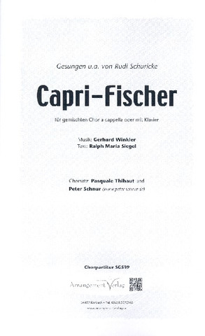 Gerhard Winkler - Capri Fischer