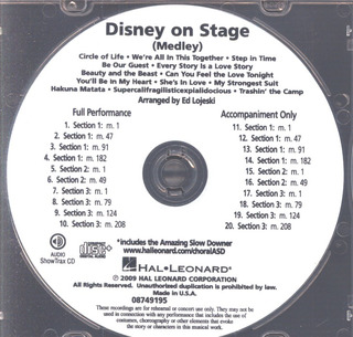 Disney on Stage (Medley)